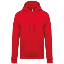 KARIBAN Férfi kapucnis pulóver, Kariban KA476, Red-XS férfi pulóver, kardigán