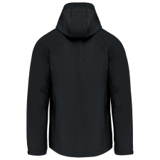 KARIBAN Férfi kapucnis softshell dzseki, Kariban KA413, Black-2XL férfi kabát, dzseki