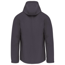 KARIBAN Férfi kapucnis softshell dzseki, Kariban KA413, Titanium-4XL női dzseki, kabát