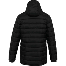 KARIBAN Férfi kapucnis steppelt kabát, Kariban KA6128, Black-XS
