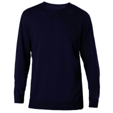 KARIBAN Férfi kereknyakú keskeny szabású pulóver, Kariban KA967, Navy-3XL férfi pulóver, kardigán