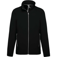 KARIBAN Férfi két rétegű softshell dzseki, Kariban KA424, Black-S