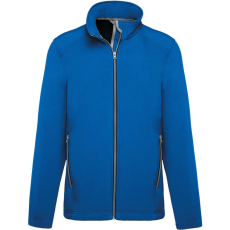 KARIBAN Férfi két rétegű softshell dzseki, Kariban KA424, Light Royal Blue-2XL