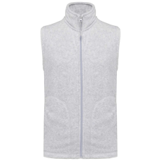 KARIBAN Férfi LUCA polár mellény, Kariban KA913, Ash Heather-L