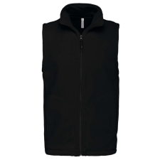 KARIBAN Férfi LUCA polár mellény, Kariban KA913, Black-2XL férfi mellény
