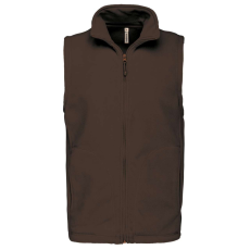 KARIBAN Férfi LUCA polár mellény, Kariban KA913, Chocolate-M