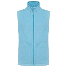 KARIBAN Férfi LUCA polár mellény, Kariban KA913, Cloudy Blue Heather-2XL