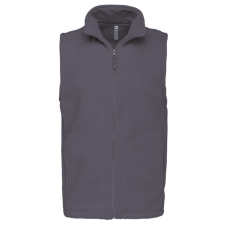 KARIBAN Férfi LUCA polár mellény, Kariban KA913, Convoy Grey-3XL férfi mellény