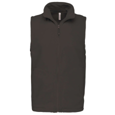 KARIBAN Férfi LUCA polár mellény, Kariban KA913, Dark Grey-M