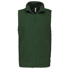 KARIBAN Férfi LUCA polár mellény, Kariban KA913, Forest Green-2XL férfi mellény
