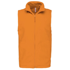 KARIBAN Férfi LUCA polár mellény, Kariban KA913, Orange-S