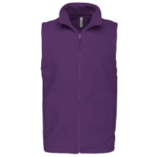KARIBAN Férfi LUCA polár mellény, Kariban KA913, Purple-XL férfi mellény