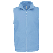 KARIBAN Férfi LUCA polár mellény, Kariban KA913, Sky Blue-XL férfi mellény