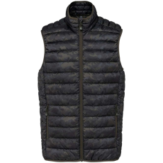 KARIBAN Férfi mellény ultrakönnyű, Kariban KA6113, Jungle Camo-XL
