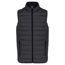 KARIBAN Férfi mellény ultrakönnyű, Kariban KA6113, Marl Dark Grey-2XL férfi mellény