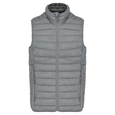 KARIBAN Férfi mellény ultrakönnyű, Kariban KA6113, Marl Silver-S férfi mellény