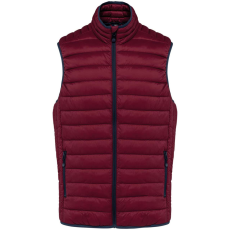 KARIBAN Férfi mellény ultrakönnyű, Kariban KA6113, Wine-XL