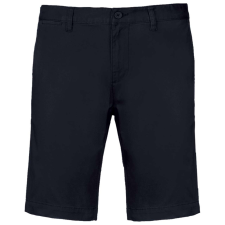 KARIBAN Férfi mosott hatású bermuda, Kariban KA750, Dark Navy-42 férfi rövidnadrág