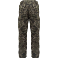 KARIBAN Férfi nadrág Kariban KA744 Men'S Multipocket Trousers -52, Olive Camouflage