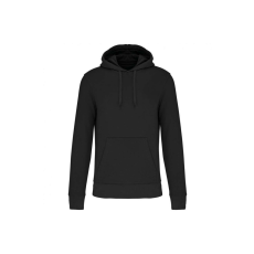 KARIBAN Férfi organikus kapucnis pulóver, Kariban KA4027, Black-5XL