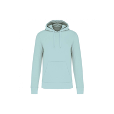 KARIBAN Férfi organikus kapucnis pulóver, Kariban KA4027, Ice Mint-4XL férfi pulóver, kardigán
