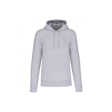 KARIBAN Férfi organikus kapucnis pulóver, Kariban KA4027, Oxford Grey-2XL