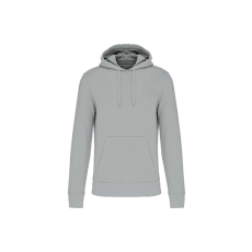 KARIBAN Férfi organikus kapucnis pulóver, Kariban KA4027, Snow Grey-XL