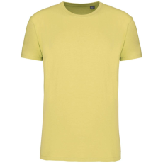 KARIBAN Férfi organikus rövid ujjú póló, Kariban KA3025IC, Lemon Yellow-L