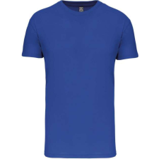 KARIBAN Férfi organikus rövid ujjú póló, Kariban KA3025IC, Light Royal Blue-M férfi póló