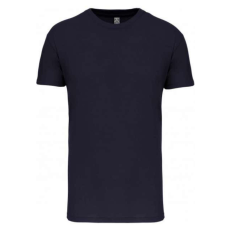 KARIBAN Férfi organikus rövid ujjú póló, Kariban KA3025IC, Navy-3XL