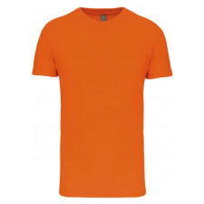 KARIBAN Férfi organikus rövid ujjú póló, Kariban KA3025IC, Orange-XL férfi póló