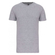 KARIBAN Férfi organikus rövid ujjú póló, Kariban KA3025IC, Oxford Grey-XL férfi póló