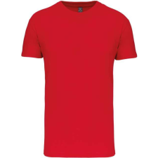 KARIBAN Férfi organikus rövid ujjú póló, Kariban KA3025IC, Red-3XL férfi póló