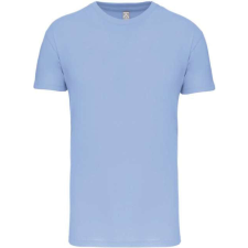 KARIBAN Férfi organikus rövid ujjú póló, Kariban KA3025IC, Sky Blue-XL férfi póló