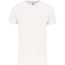 KARIBAN Férfi organikus rövid ujjú póló, Kariban KA3025IC, White-5XL férfi póló