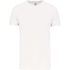 KARIBAN Férfi organikus rövid ujjú póló, Kariban KA3025IC, White-XL