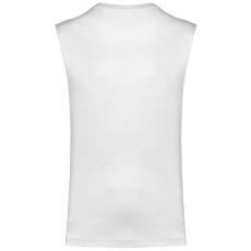 KARIBAN Férfi organikus széles vállú ujjatlan póló, Kariban KA3022IC, White-XL