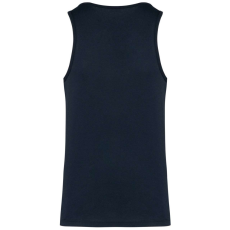 KARIBAN Férfi organikus ujjatlan póló, Kariban KA3023IC, Navy-S