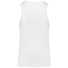 KARIBAN Férfi organikus ujjatlan póló, Kariban KA3023IC, White-L férfi póló