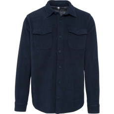 KARIBAN Férfi polár felső sherpa béléssel, Kariban KA582, Navy/Storm Grey-L