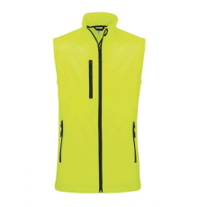 KARIBAN Férfi Softshell Kariban KA403 Men'S Softshell Bodywarmer -4XL, Fluorescent Yellow