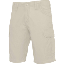 KARIBAN Férfi többzsebes rövidnadrág, Kariban KA766, Beige-48 férfi rövidnadrág