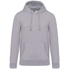 KARIBAN Férfi vastag kapucnis pulóver, Kariban KA489, Oxford Grey-XS