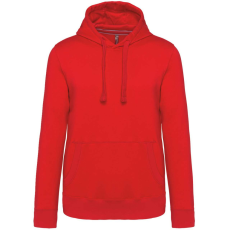 KARIBAN Férfi vastag kapucnis pulóver, Kariban KA489, Red-XL