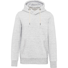 KARIBAN Férfi vastag kapucnis pulóver, Kariban KV2308, Ash Heather-2XL
