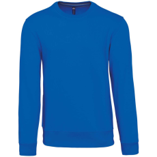 KARIBAN Férfi vastag környakas pulóver, Kariban KA488, Light Royal Blue-XS