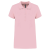 KARIBAN galléros Női piké póló, rövid ujjú KA255, Pale Pink-S