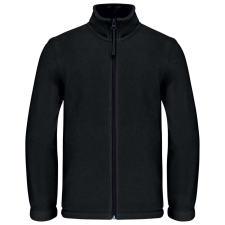 KARIBAN Gyermek cipzáras mikropolár pulóver, Kariban KA920, Black-12/14 gyerek pulóver, kardigán