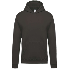 KARIBAN Gyermek kapucnis pulóver, Kariban KA477, Dark Grey-10/12