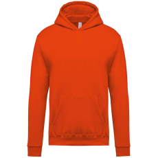 KARIBAN Gyermek kapucnis pulóver, Kariban KA477, Orange-8/10